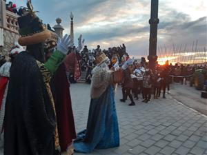 Els Reis Mags tornen a il·lusionar als carrers després d'un any sense cavalcades. Ajuntament de Sitges