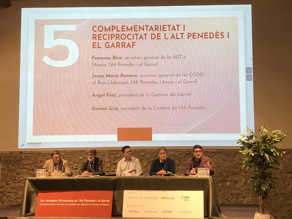 Els reptes energètics del Garraf i l'Alt Penedès, a les 2es Jornades d'Economia. Node Garraf