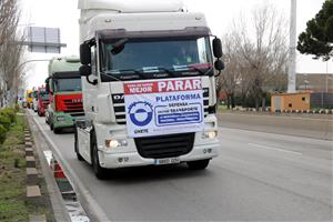 Els transportistes tornen a la vaga aquest dilluns i faran una concentració a Madrid. ACN