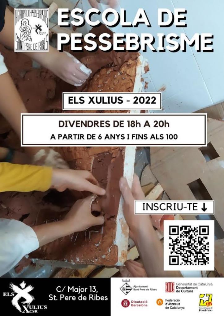 Els Xulius renova l'Escola de Pessebrisme, que estrena un nou espai dins de l'entitat. EIX