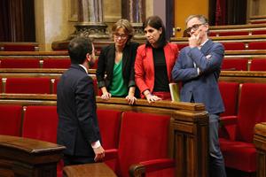 ERC ja va contemplar el maig de 2021 l'opció de governar en solitari quan Junts i CUP no es decidien a investir Aragonès. ACN