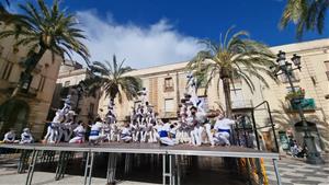 Exhibició de solvència dels Falcons de Vilanova en la diada de Sant Jordi