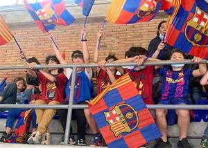 Expedició del Bàsquet Sitges al Palau Blaugrana