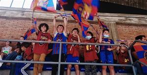 Expedició del Bàsquet Sitges al Palau Blaugrana