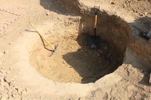 Finalitzen les excavacions arqueològiques al camí del cementiri de Sant Martí Sarroca