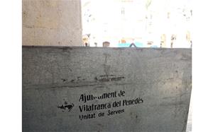 Gàbies per cadires de l'Ajuntament de Vilafranca. Ferran Savall