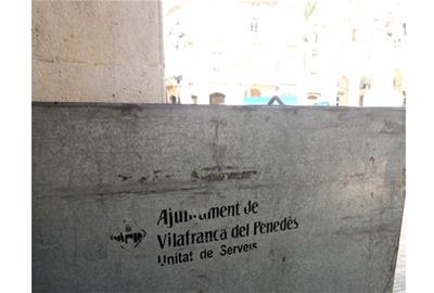Gàbies per cadires de l'Ajuntament de Vilafranca. Ferran Savall