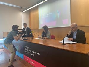 Guillem Escolà, Aurora Carbonell i Jaume Roures, a les Jornades Sitges i el Nou Panorama Audiovisual. EIX
