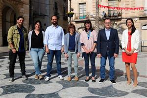 Imatge d'arxiu dels candidats a les eleccions municipals a l'Ajuntament de Vilanova de 2019. Eix