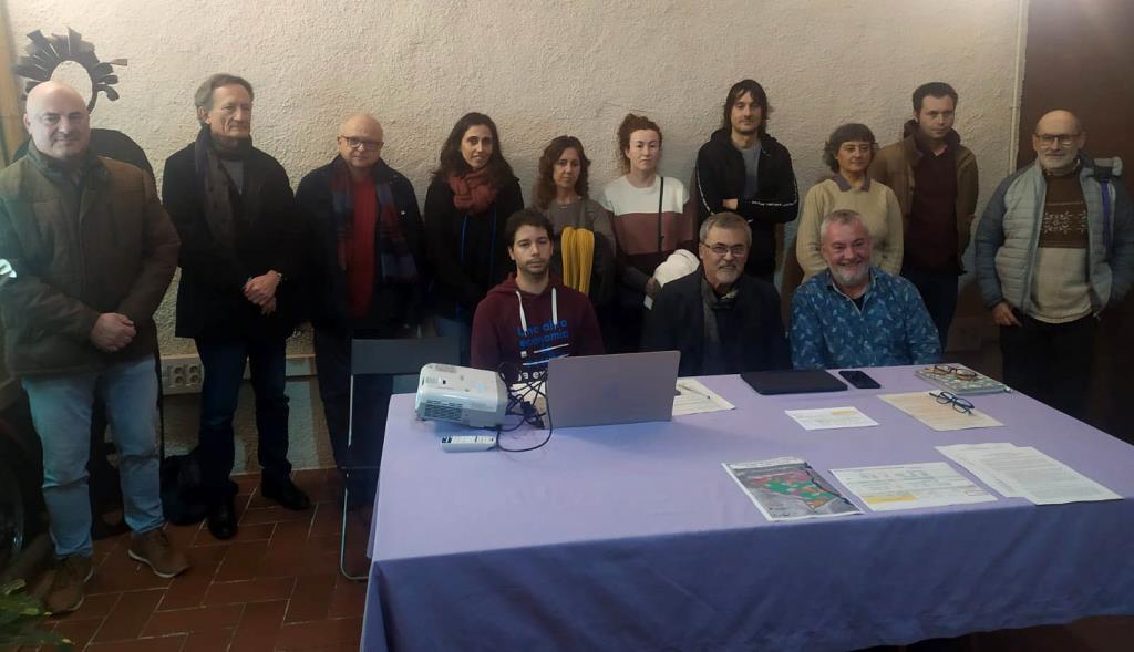 Imatge de la roda de premsa al Vendrell. Eix