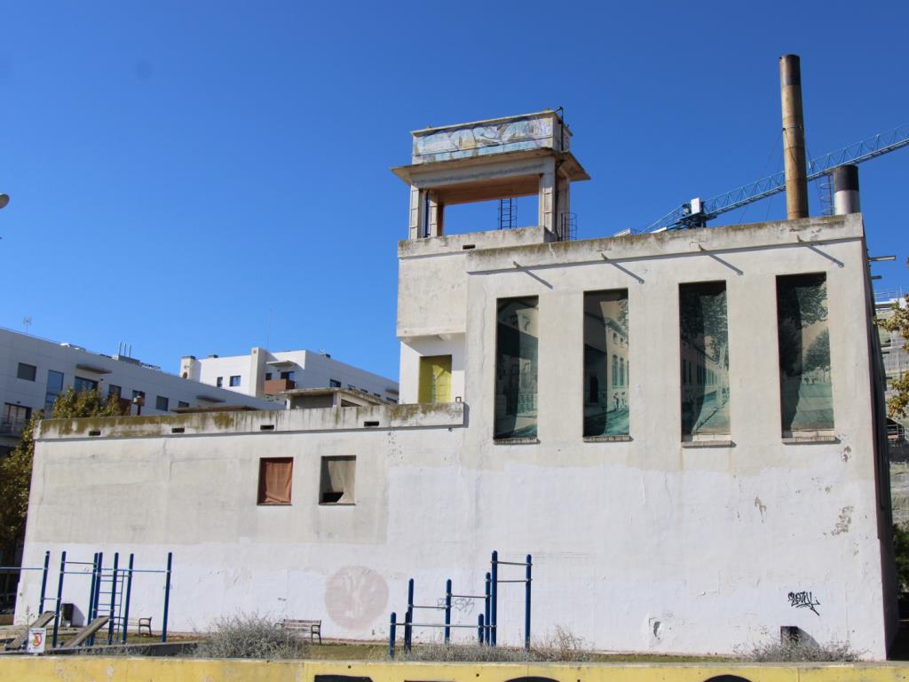 Imatge de l'edifici de calderes de l'antiga Pirelli. Ajuntament de Vilanova