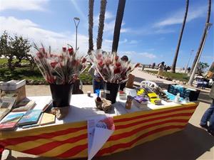 Imatges de la Diada de Sant Jordi a Sitges