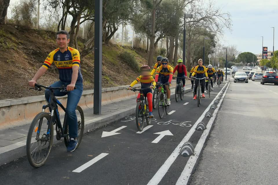 Inauguració del carril bici. Ajt. del Vendrell