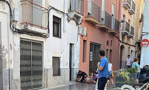 Incident al carrer Bonaire-plaça Lledoners de Vilanova i la Geltrú. Eix