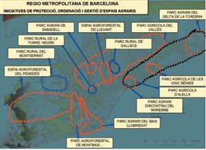 Iniciatives de protecció, ordenació i gestió d'espais agraris