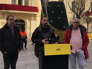 Jesús Girón (Co.Bas), Jordi Pujol Lizana (CUP Sant Sadurní) i Isaac Ruana (CUP Riudebitlles). Eix