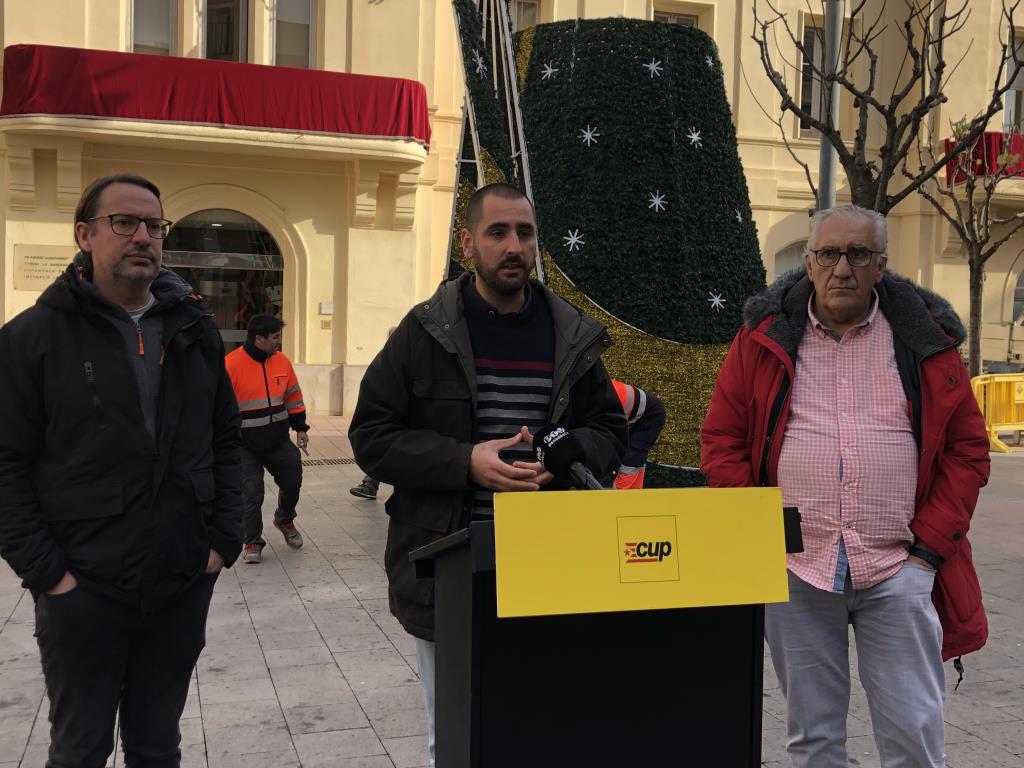 Jesús Girón (Co.Bas), Jordi Pujol Lizana (CUP Sant Sadurní) i Isaac Ruana (CUP Riudebitlles). Eix