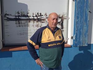 Joan Rafel Núñez, la jubilació de l'últim pescador calafellenc que va treballar al moll del poble. Ramon Filella