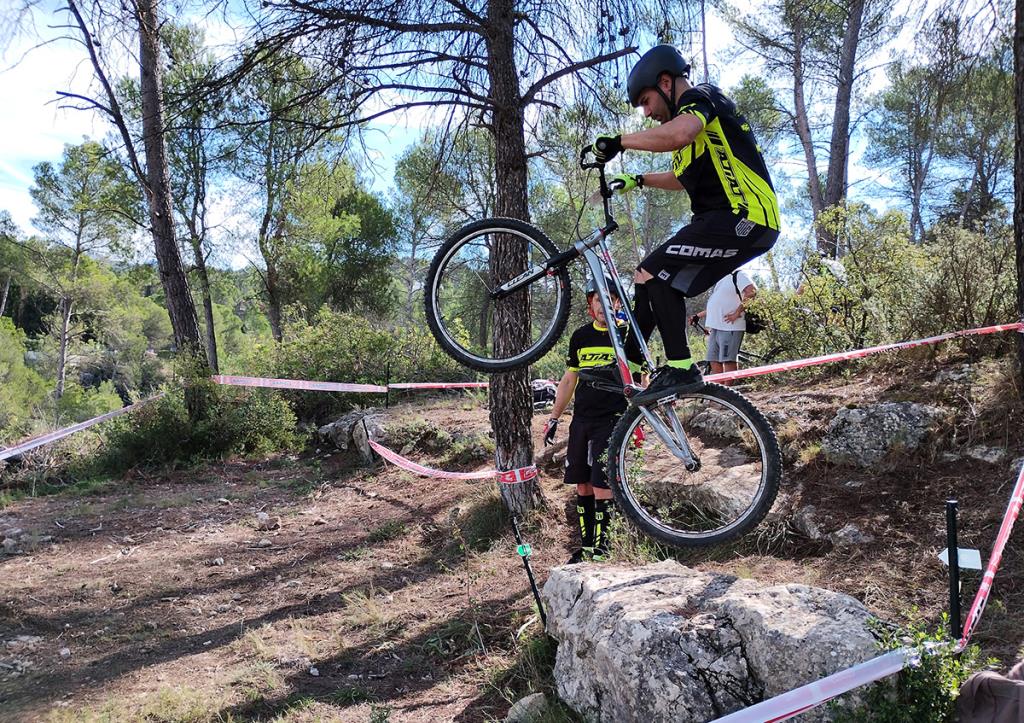  Jordi Casablanca a l'Open Bike Trial . Eix