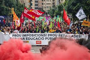 Jornada de vaga als centres educatius. ACN / Jordi Borras