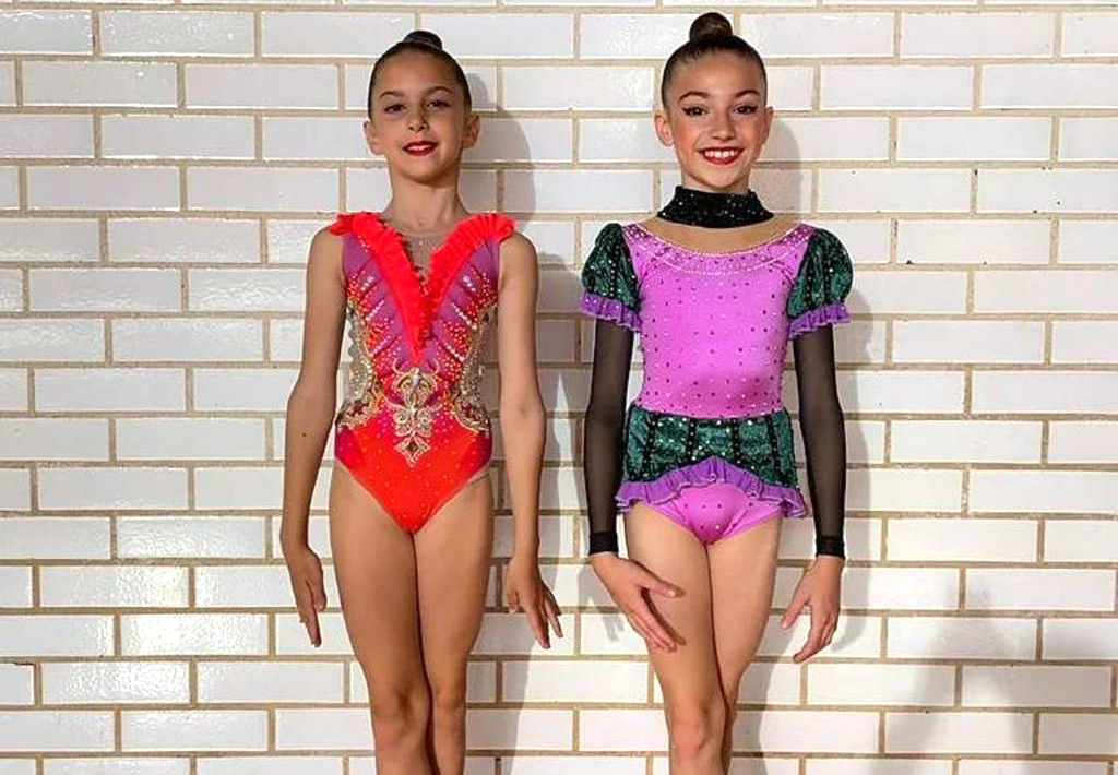 Júlia Bóveda i Leyre Porras, campiones de Catalunya d'equips de Gimnàstica Rítmica. Eix