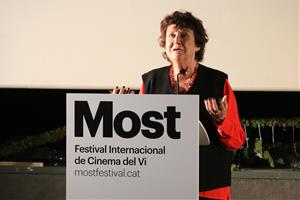 Julieta Serrano, aclamada a la gala inaugural del Most Festival amb el lliurament del Premi Honorífic