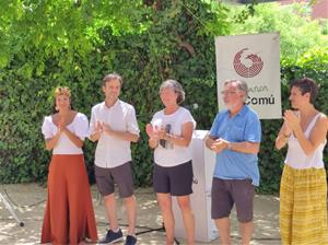 La candidata dels comuns Montse Romagosa es presenta per 