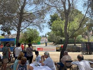 La celebració de la paella popular del PSC de Vilanova 