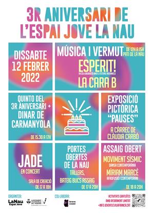 La creació jove, protagonista del tercer aniversari de La Nau de Vilafranca