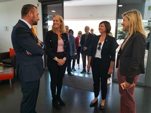 La delegada del Govern a Catalunya visita Sant Pere de Ribes per conéixer els projectes del Next Generation. Ajt Sant Pere de Ribes