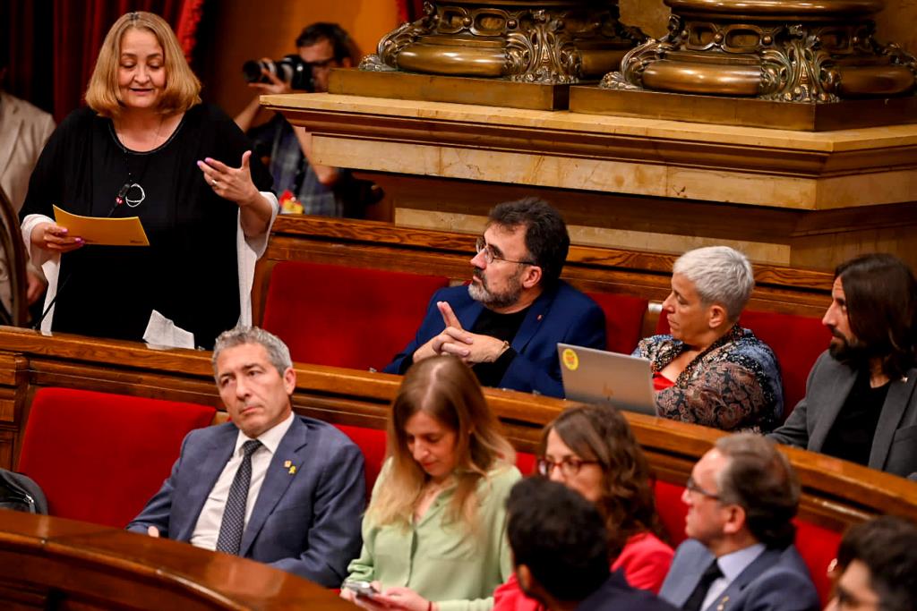 La diputada penedesenca d'ERC, Lluïsa Llop. Eix