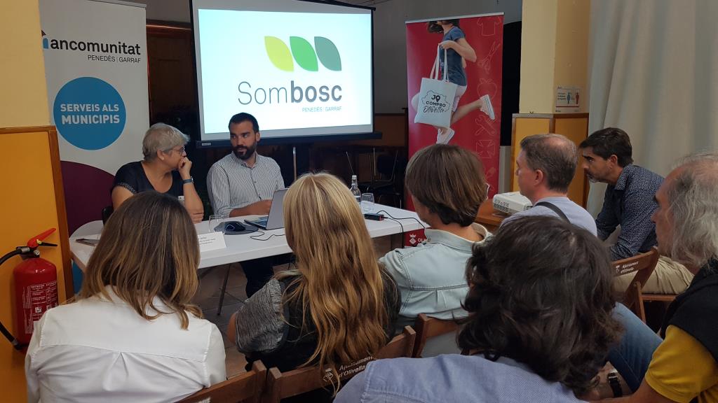 La Mancomunitat Penedès-Garraf presenta el projecte SomBosc per impulsar la bioeconomia al territori. Mancomunitat