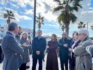 La ministra de Transports, Raquel Sánchez, visita els pisos de protecció oficial de Sitges abans del lliurament de les claus