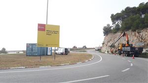 La nova rotonda de la C-31 a Les Botigues millorarà la seguretat del trànsit . Ajuntament de Sitges