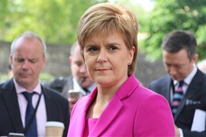La primera ministra d'Escòcia i líder de l'SNP, Nicola Sturgeon. ACN / Sara Prim