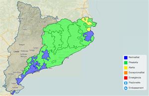 L'ACA manté l'estat de la sequera i no aplica canvis en cap de les unitats d'explotació de les conques internes. EIX