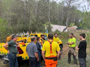 L'ADF de Sant Pere de Ribes comencen les tasques de neteja del bosc per evitar incendis