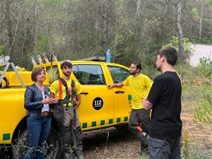 L'ADF de Sant Pere de Ribes comencen les tasques de neteja del bosc per evitar incendis