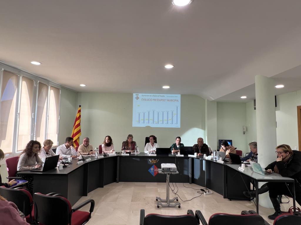 L'Ajuntament de la Bisbal del Penedès ha aprovat el pressupost municipal de l'any 2023 . Ajt La Bisbal del Penedès
