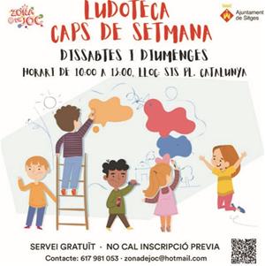 L’Ajuntament de Sitges ofereix un servei de Ludoteca gratuït els caps de setmana . Ajuntament de Sitges