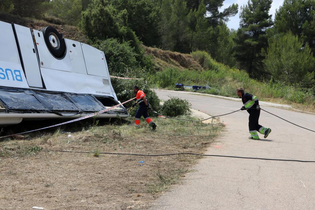 L'alcalde de Rubió creu que l'autocar accidentat no hauria d'haver entrat al camí. ACN