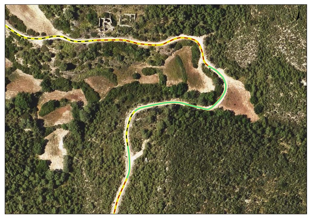 L’arranjament d’un camí del parc natural dle Garraf obliga a tallar el pas de vehicles fins divendres . Ajuntament de Sitges