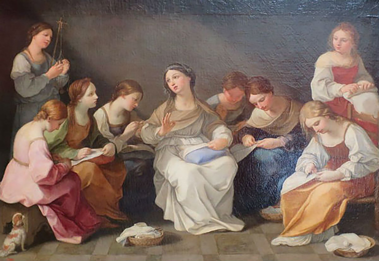 L’educació de la Verge. Guido Reni 