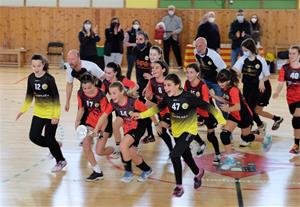 L’equip Aleví Femení del Handbol Ribes 