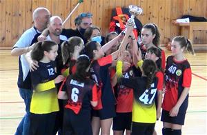 L’equip Aleví Femení del Handbol Ribes 