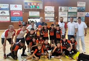 L'equip Aleví Masculí de l'Handbol Ribes campió de Catalunya