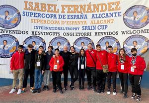 L'equip de l’Escola de Judo Vilafranca-Vilanova
