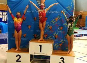 Les gimnastes del Club Gimnàstica Vilanova