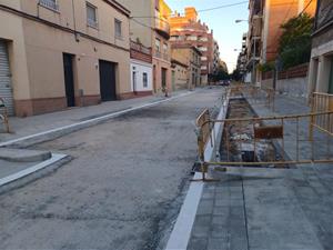 Les obres del carrer Tossa de Mar de Vilafranca inicien la segona fase en un nou tram