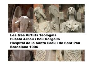 'Les tres virtuts teologals' d'Eusebi Arnau i Pau Gargallo. Eix
